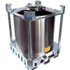 Jacketed, Variable Capacity, Conical Bottom Tanks 1,000 to 2,150 Liter
